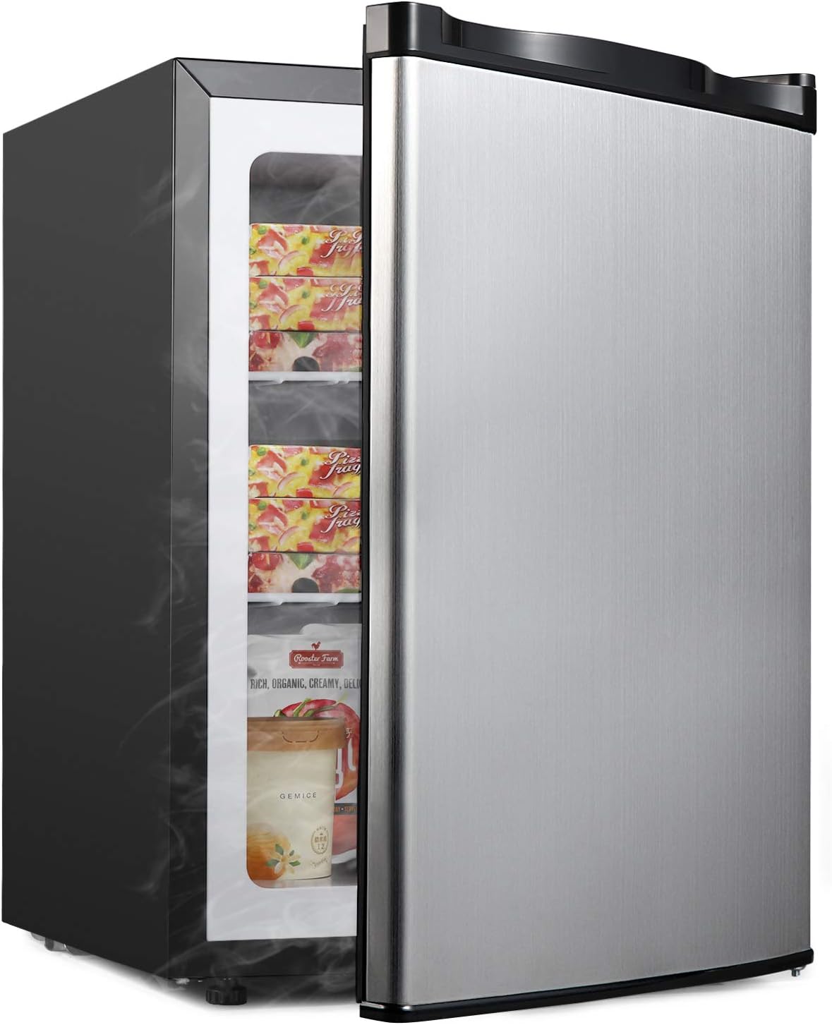 2.1 Cubic Feet Silver Compact Mini Freezer R547286