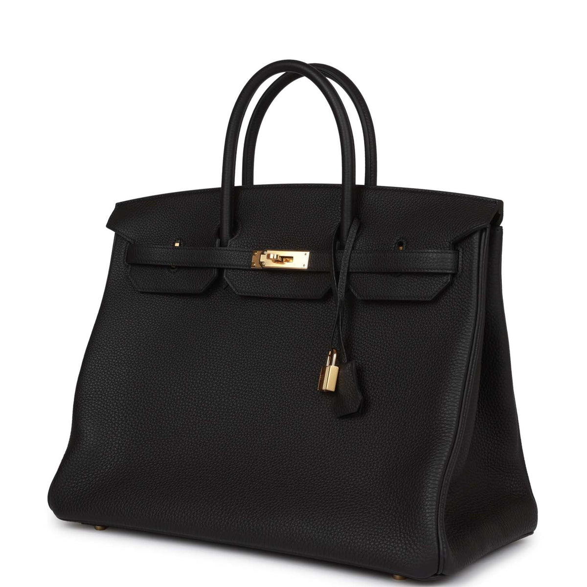 Black Leather Handbag Z68909