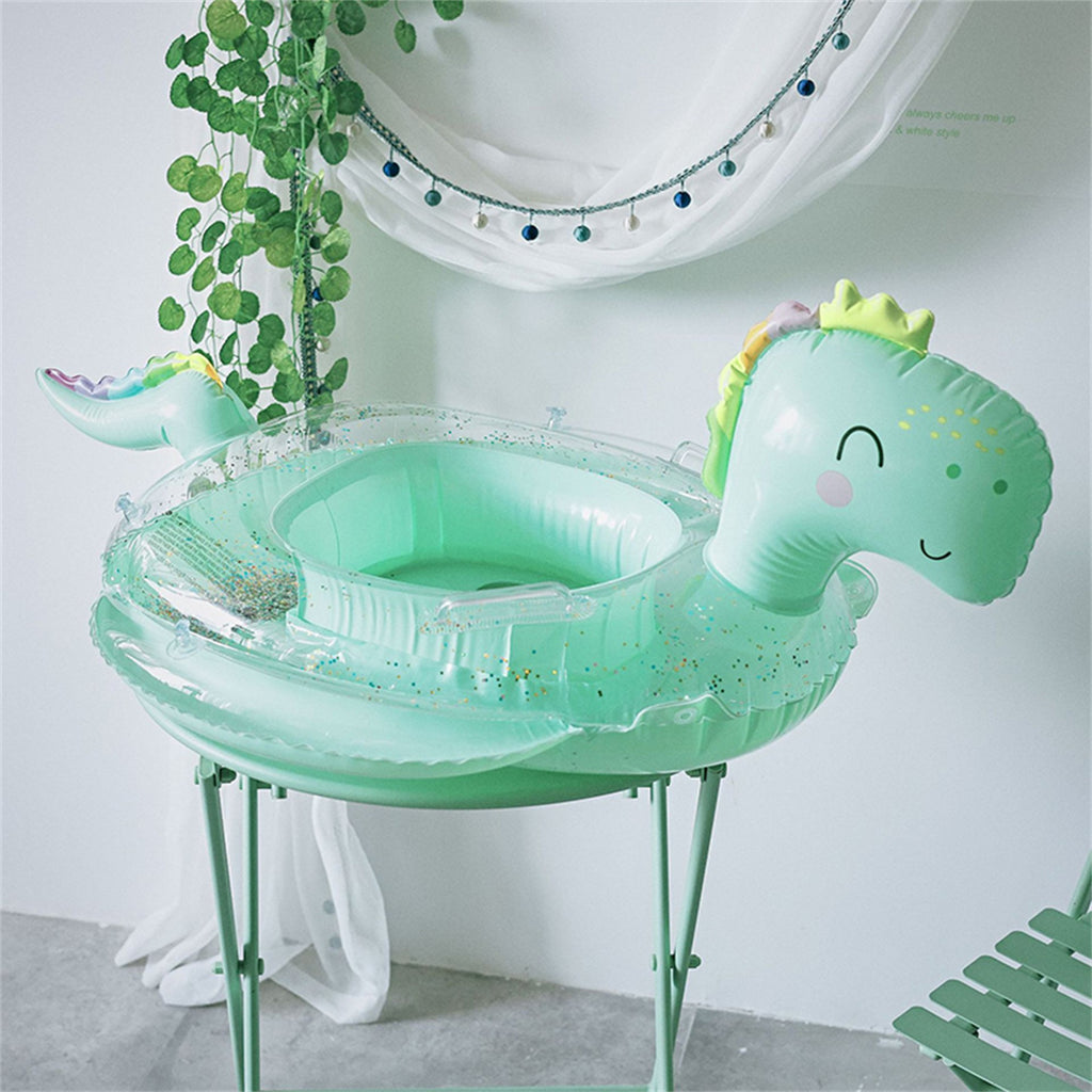 Inflatable Cartoon Dinosaur Swim Ring F970