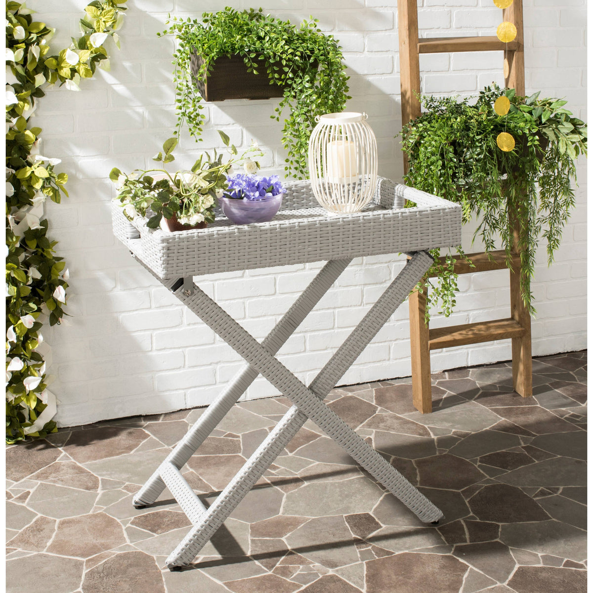 Grey Folding Tray Table G8207
