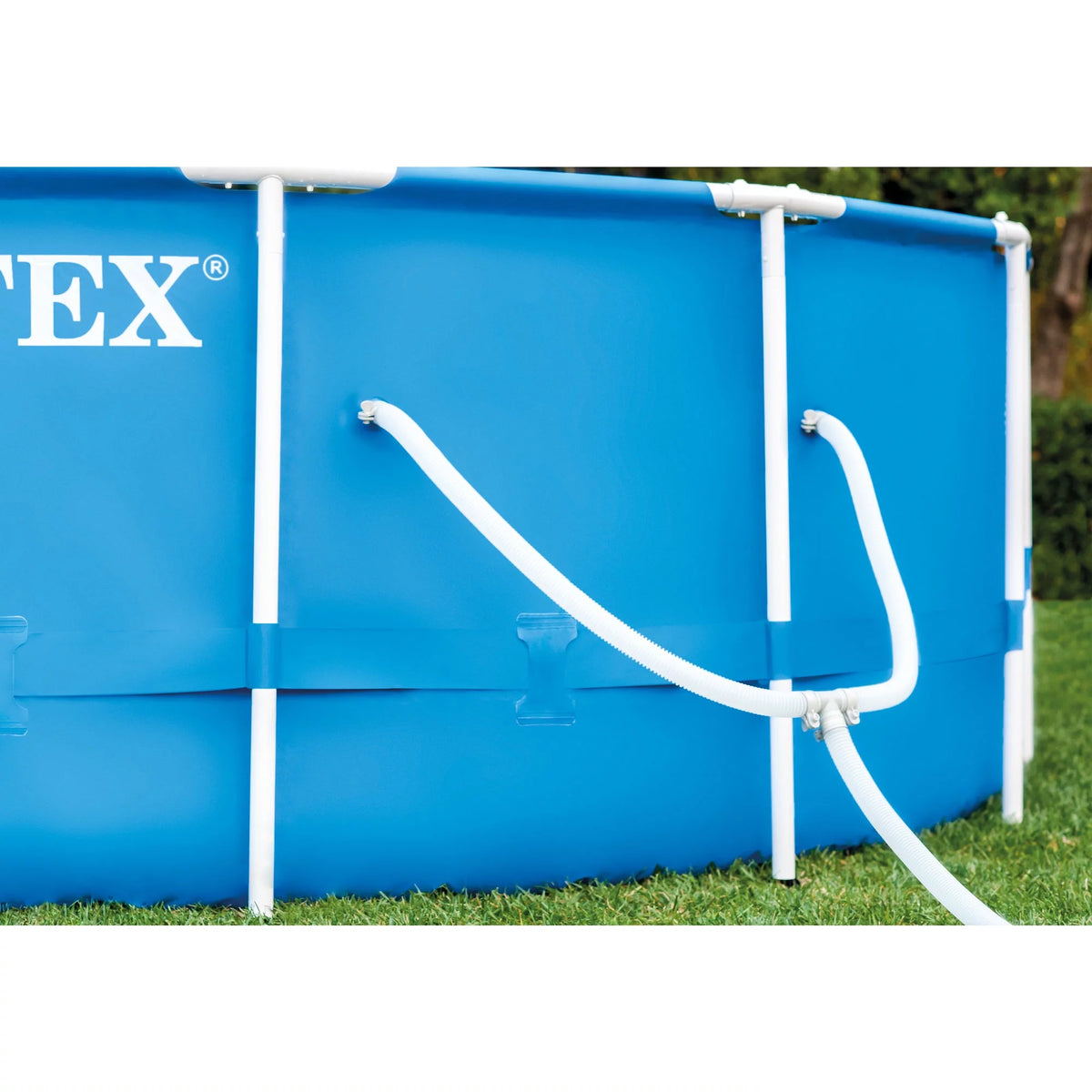 12' x 30 Metal Frame Round Above Ground Swimming Pool H4995