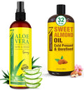 Organic Aloe Vera Spray & Sweet Almond Oil A3936