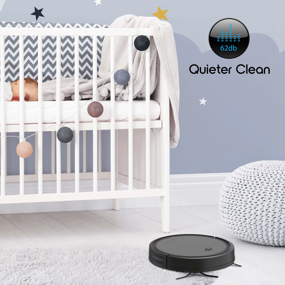 WiFi Robotic Vacuum with App Remote Control F9631