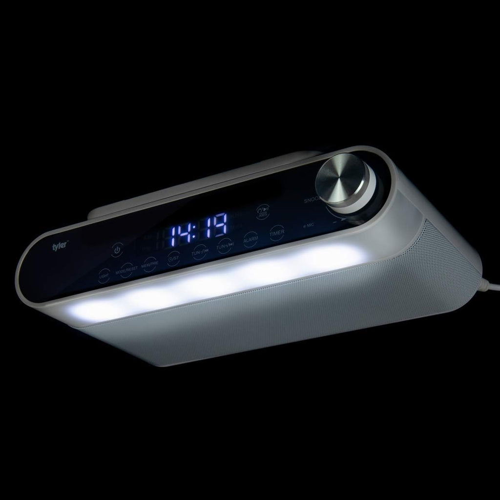 White Bluetooth Under Cabinet Radio E743718