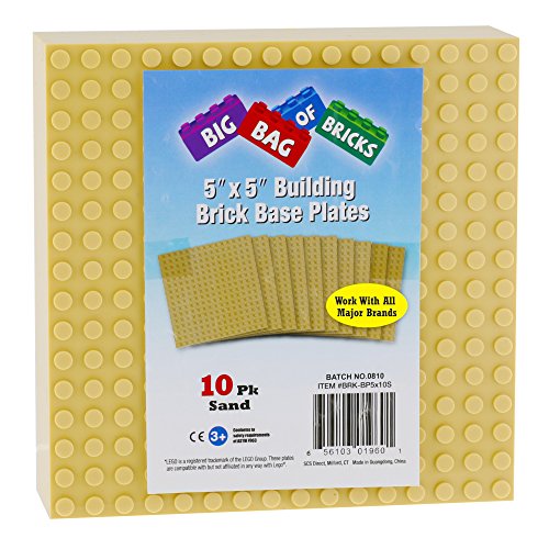 Green Baseplates 5"x5" (10pcs) O2835