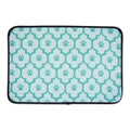 Bone Dry and Off White Lattice Paw Pet Mat F263537