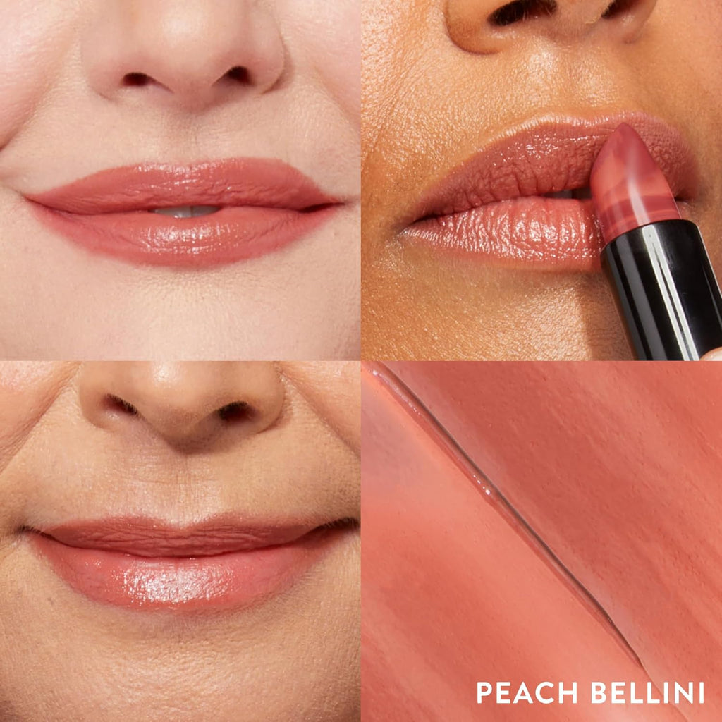 Serum Blush Cheek Tint, Poppy Peach + Sheer Hydrating Lipstick, Peach Bellini L219371