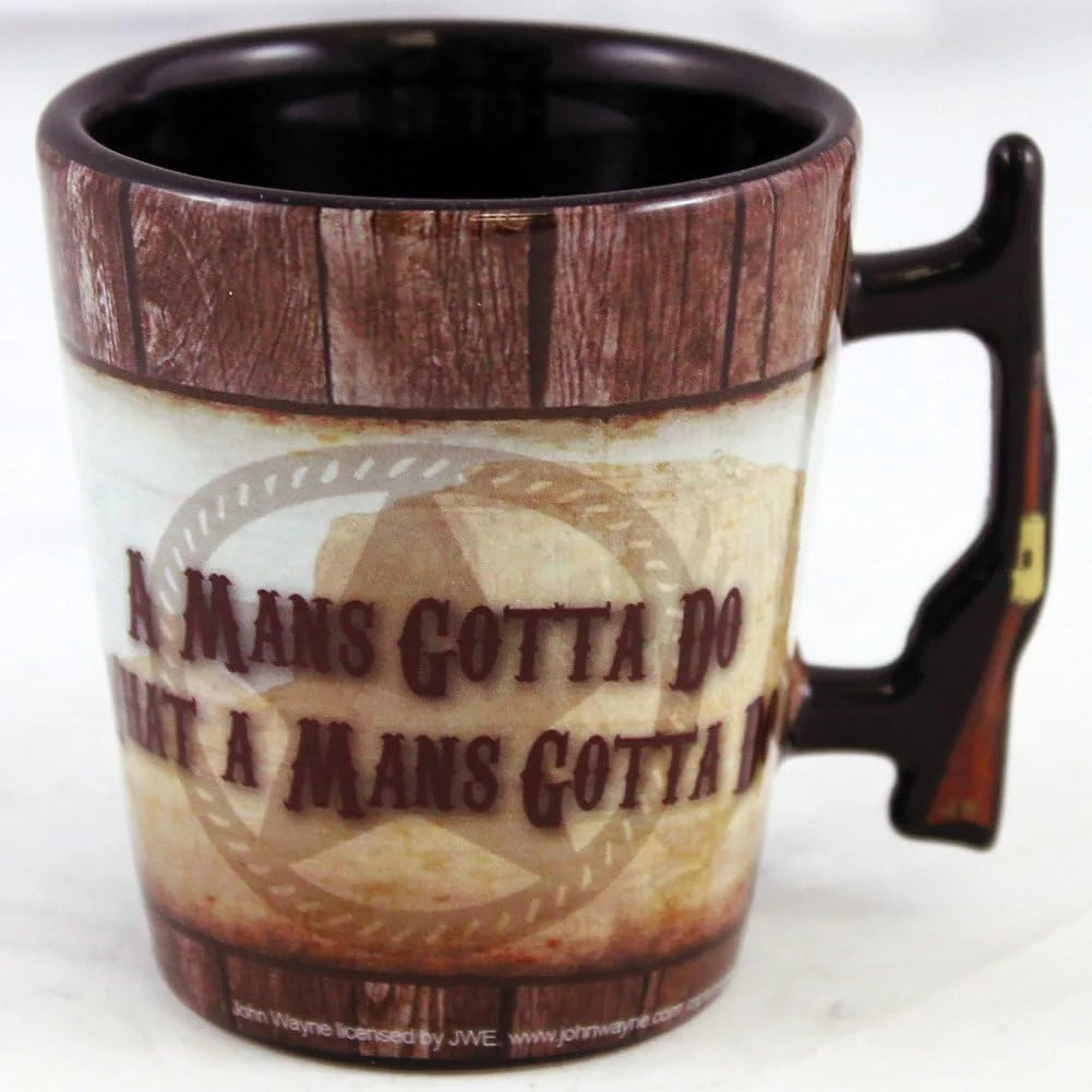 Shot Glass With Rifle Handle N3214