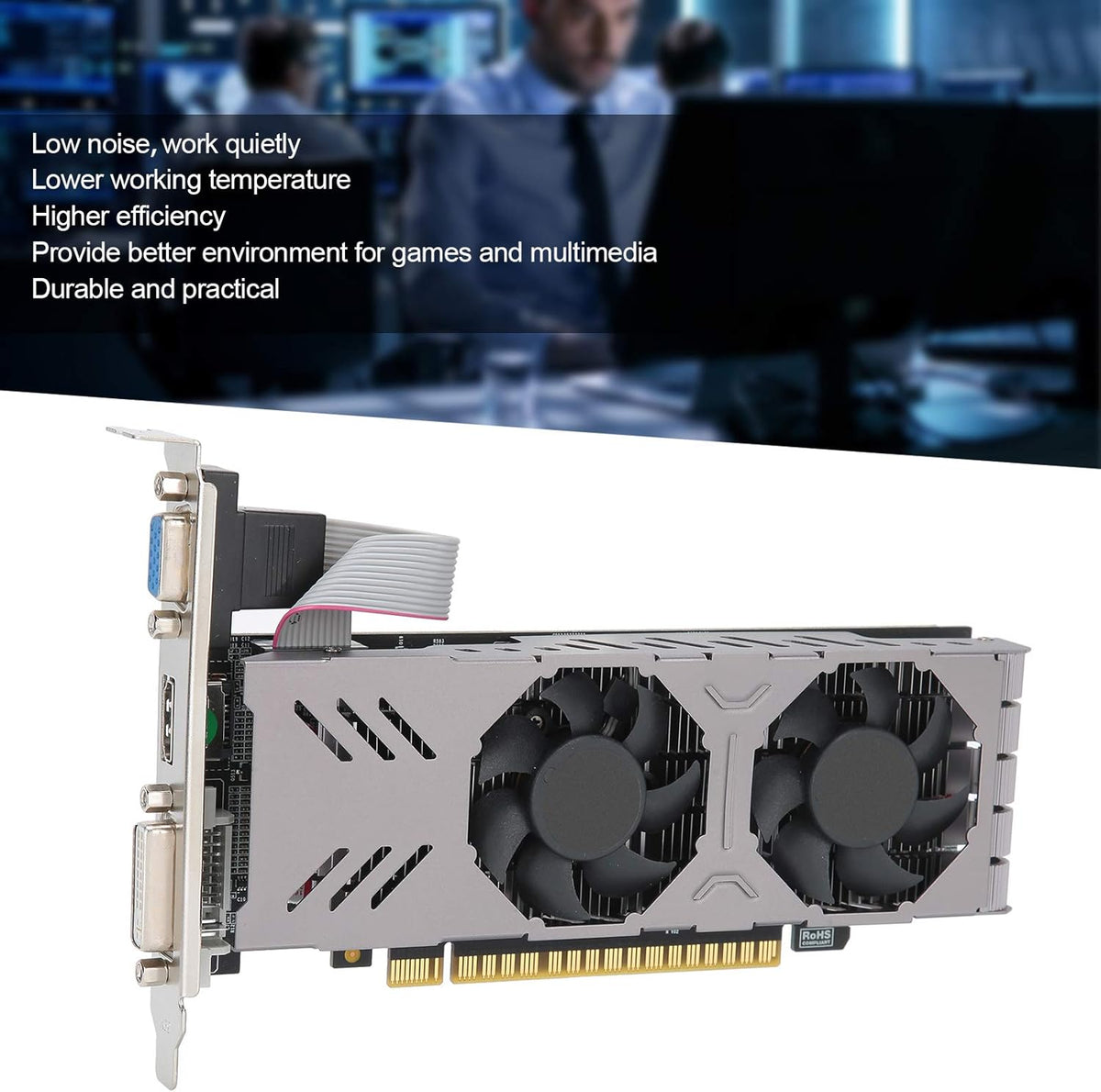 4G 128 bit DDR5 PCI Express 3.0 Graphics Card Y1737
