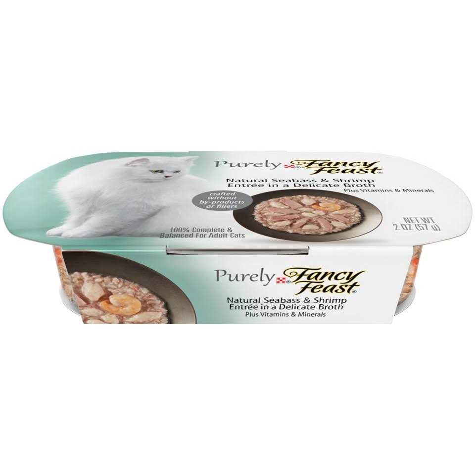 Natural Seabass & Shrimp in Broth Cat Food E493443
