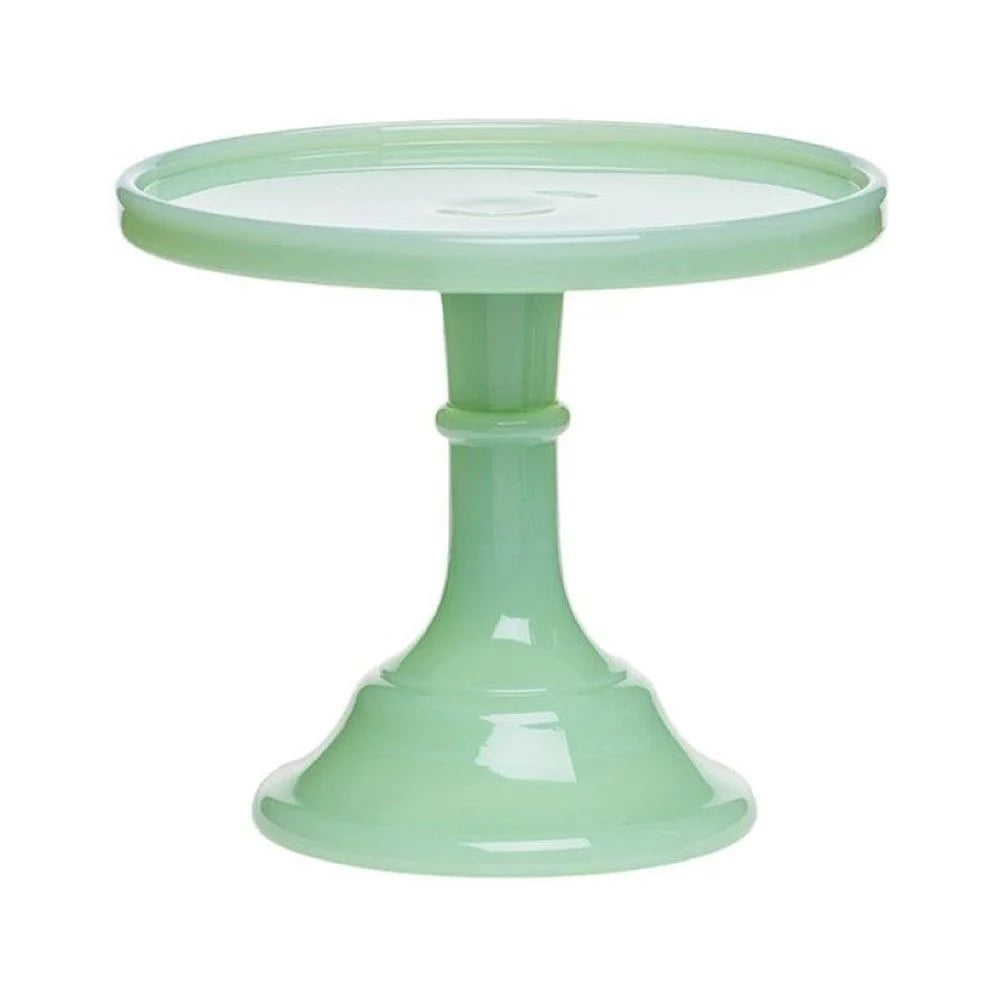 6" Cake Plate Jade V480247
