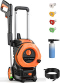 Electric Pressure Washer with 4 Quick Connect Nozzles 2.0GPM 1800W A537718