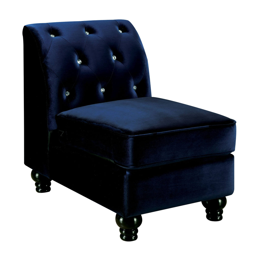 Blue Traditional Chair Z211