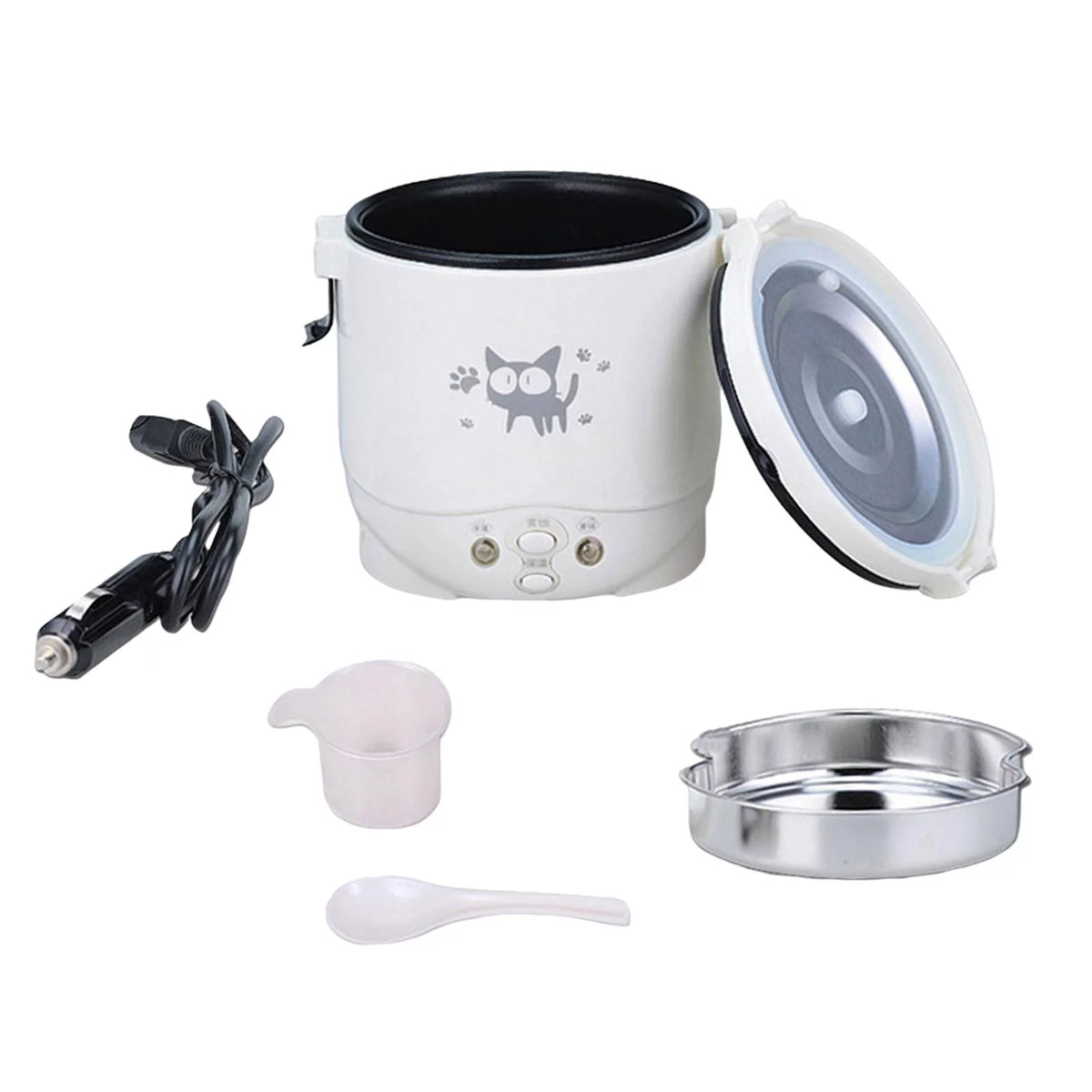 1L Electric Rice Cooker Multifunction Soup Pot Q60146