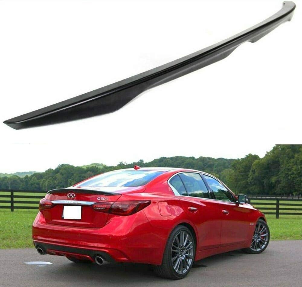 Painted Glossy Black Rear Trunk Spoiler Wing L81422