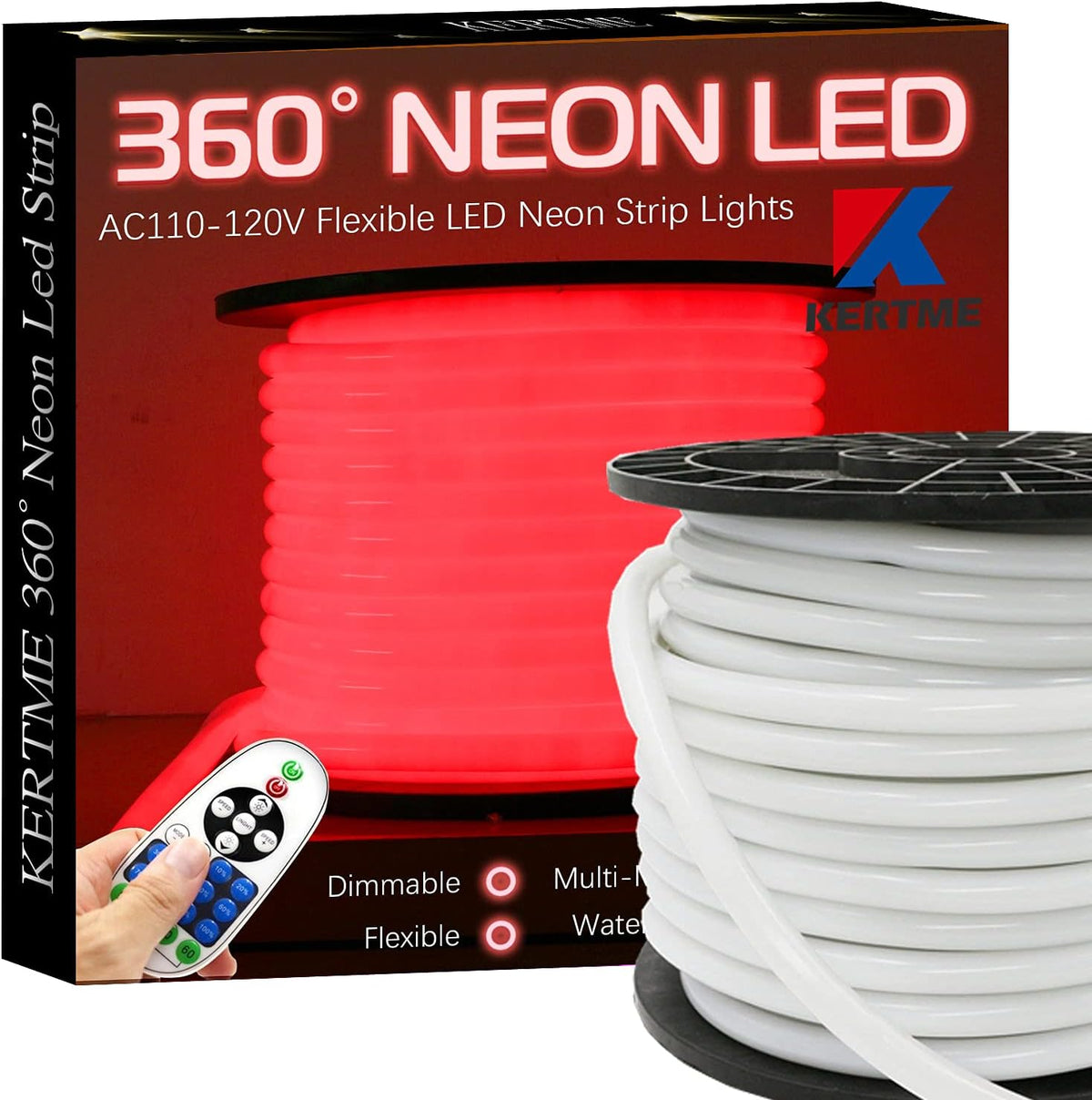 Neon LED Light Strip 32.8ft/10m White 6000K Q93428