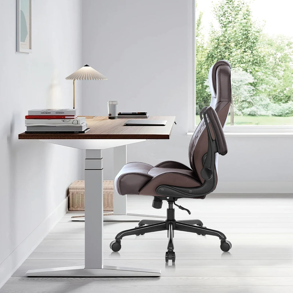 Ergonomic Big and Tall Office Chair Brown U51877