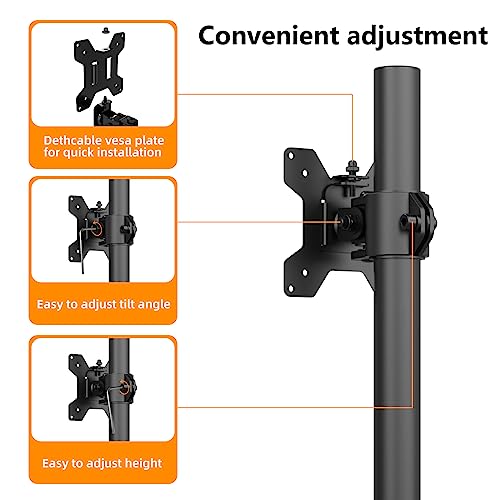 Adjustable Single Desk Monitor Mount for 13-32" Computer Screens up to 22lbs A863086