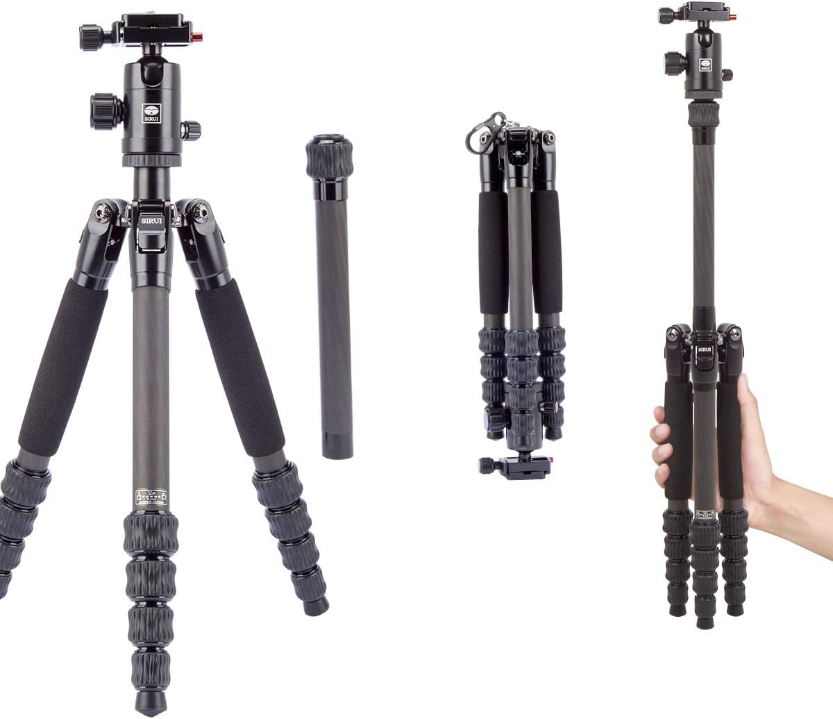 Lightweight Carbon Fiber Tripod with Ball Head with Case L3815