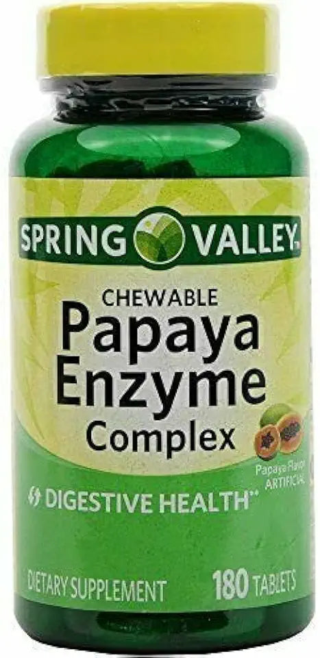 Papaya Enzyme Complex 180 Chewable Tablets U74658