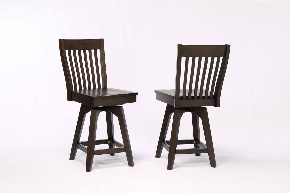 Black Oak Counter Stool Set of 2 W4119