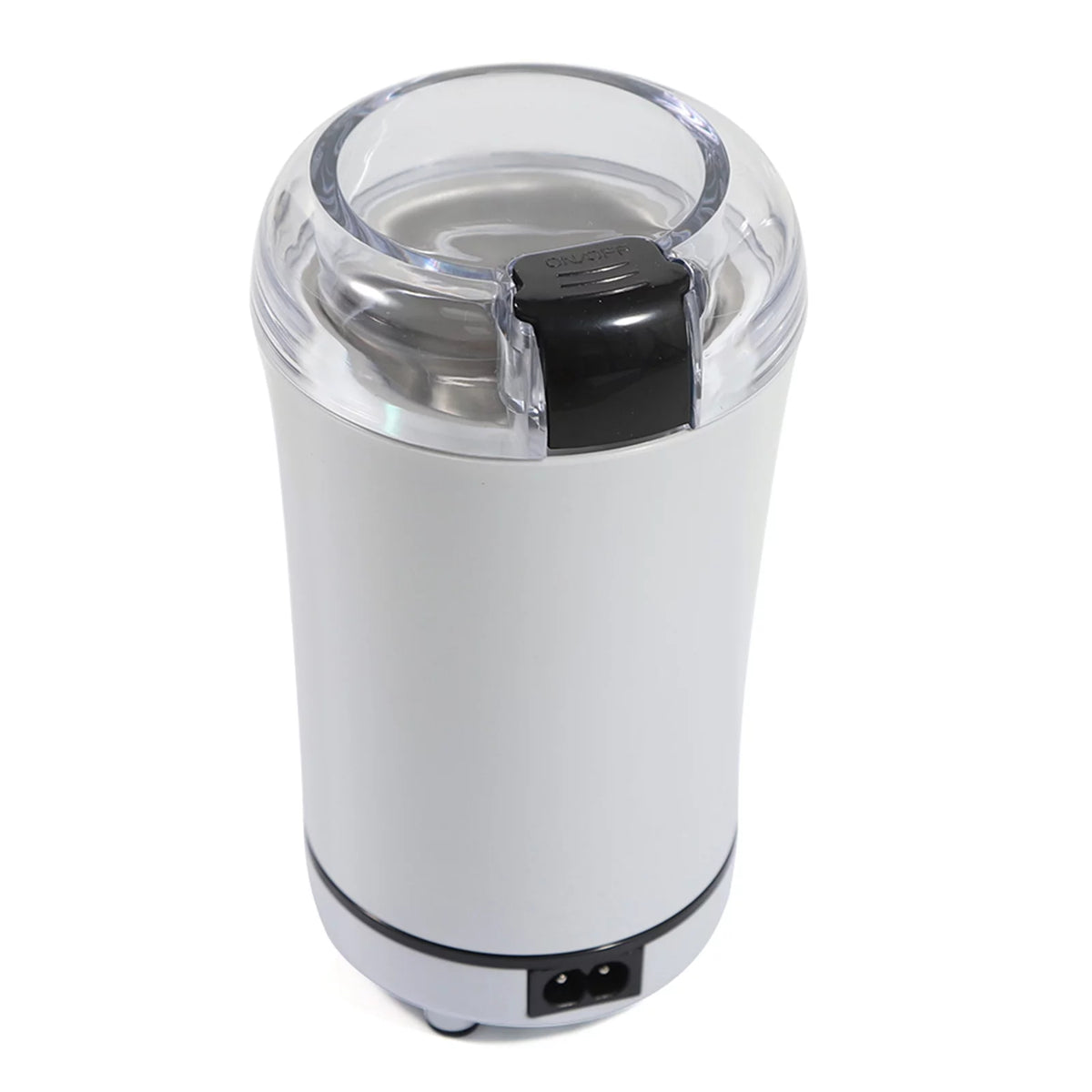 White Electric Coffee Grinder with Stainless Steel Bowl D522