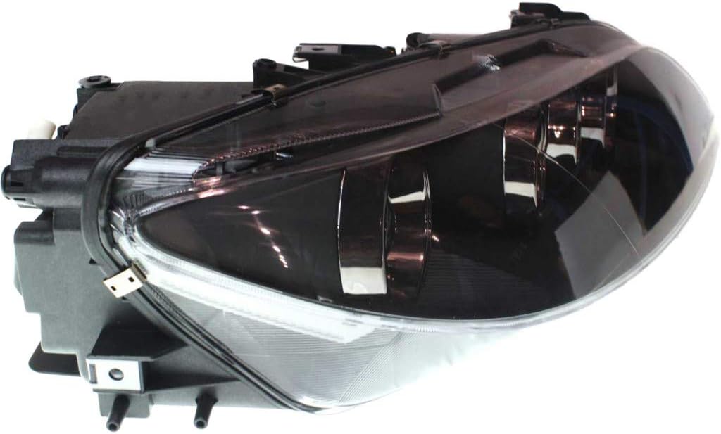 2006 2008 Mazda 6 Headlight Assembly Driver Side Black Housing V236751