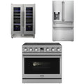 36 Electric Range, Refrigerator and Wine Cooler C5722