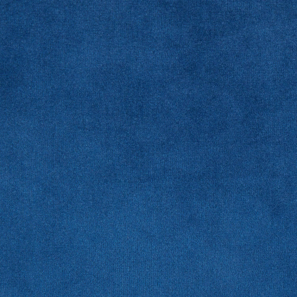 Blue Velvet Accent Chair with Black Wood Legs Y978