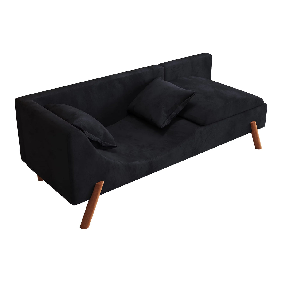 Convertible Multifunctional Chaise Longue Loveseat Sofa V3933