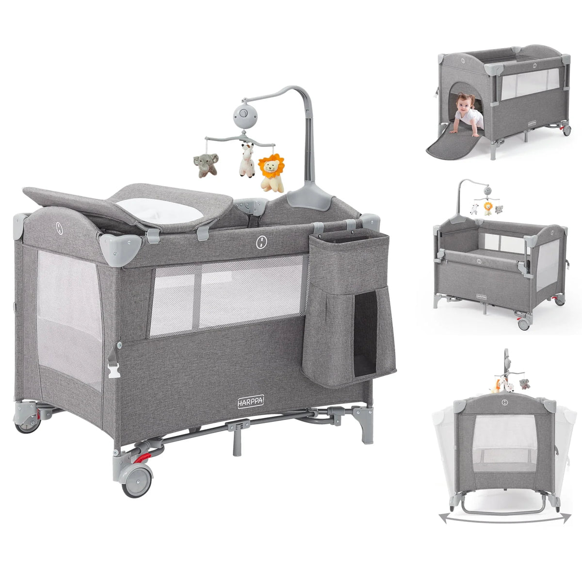5 in 1 Portable Playard and Bassinet E5029