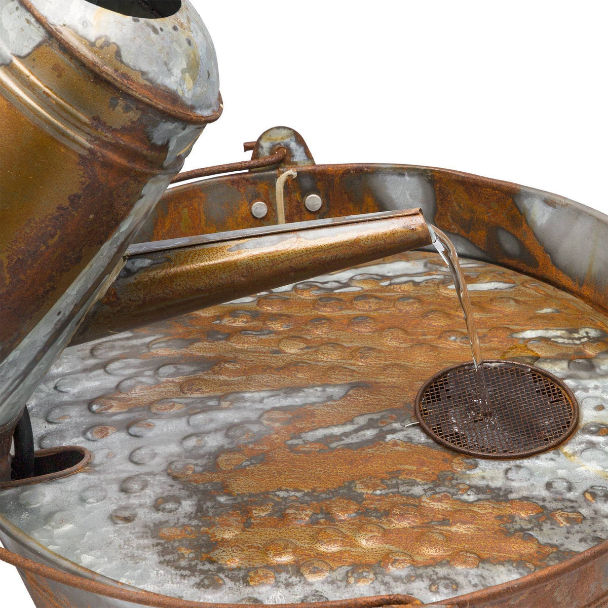 Rustic Metal Watering Can B23340