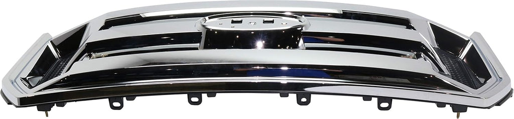 Chrome Shell/Textured Black Insert Three Bar Style Grille Assembly P150