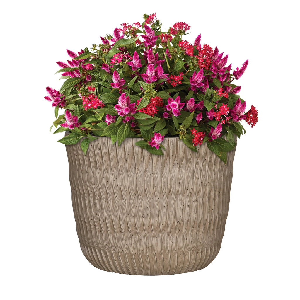 Black Resin Planter H53317