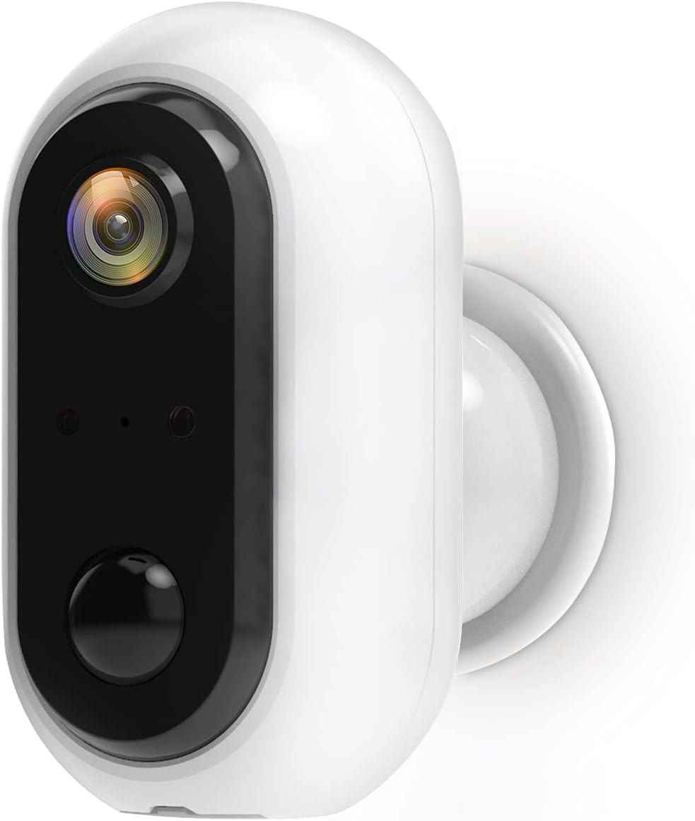 Wireless Outdoor Security Camera 1080P Battery Powered WiFi IP66 Weatherproof U8266