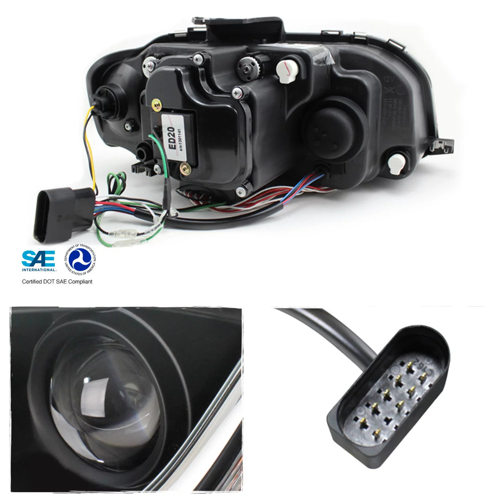 Black Projector Headlights Assembly G4183