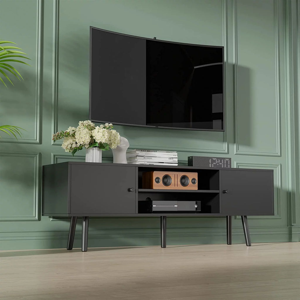 Black Wooden TV Stand for 60/65 inch TV X970