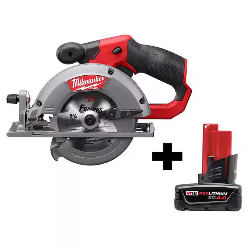 12V Brushless Cordless Circular Saw with 4.0 Ah Battery J976