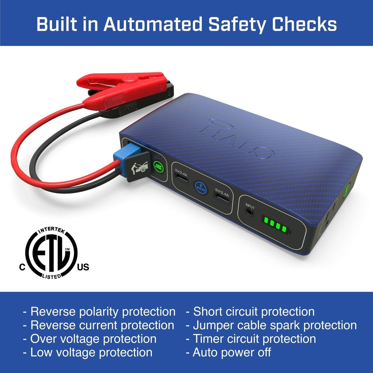 Gold Portable Phone Laptop Charger Car Jump Starter with AC Outlet Z88469