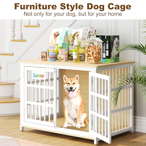 48"/42"/33" Dog Crate Furniture with Name Tag N85923