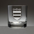 Set of 4 Etched Tumbler Glasses N9864