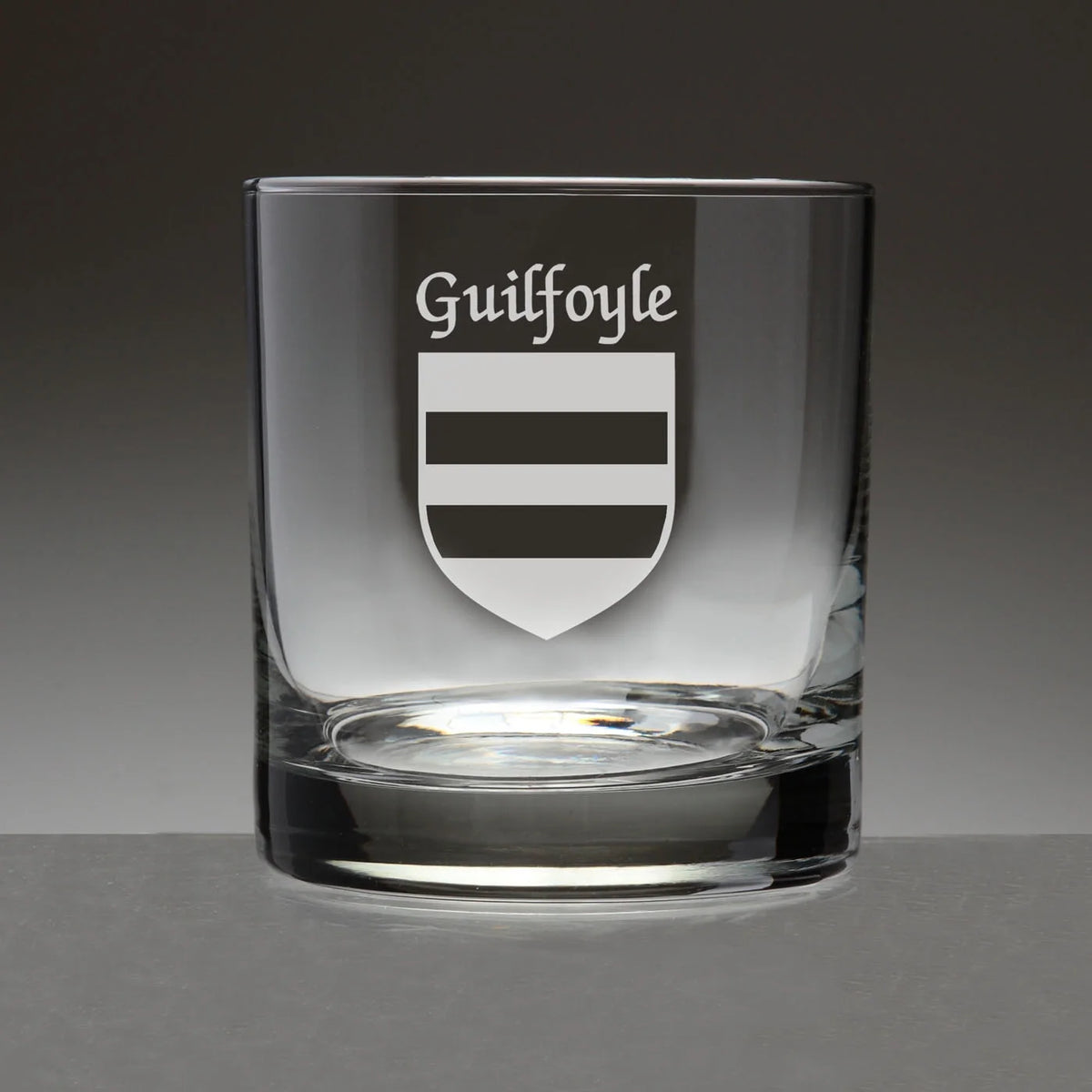 Set of 4 Etched Tumbler Glasses N9864