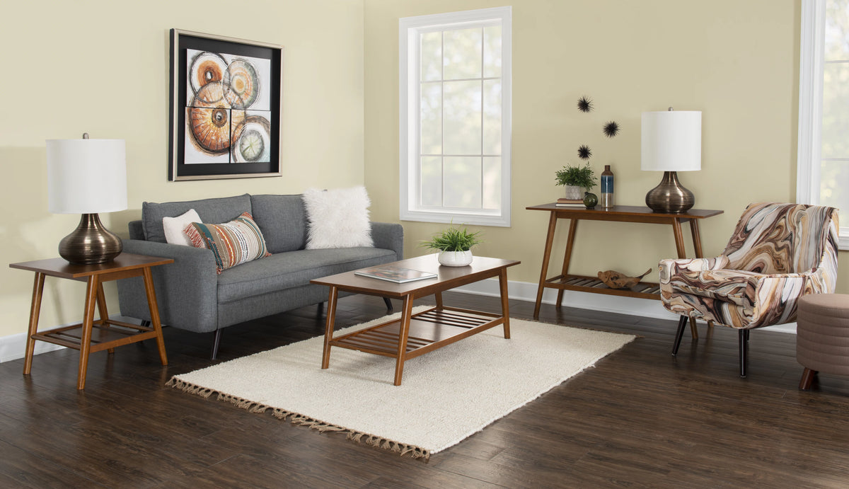 Brown Console Table with Shelf C102601