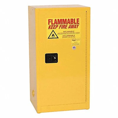 Yellow Flammable Liquid Safety Cabinet H893