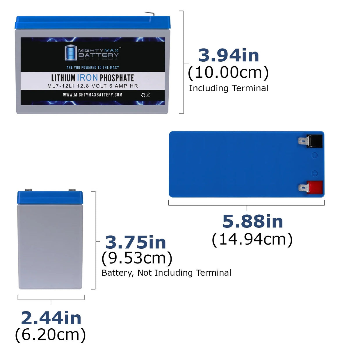 12V 7AH Lithium Replacement Battery Z194828