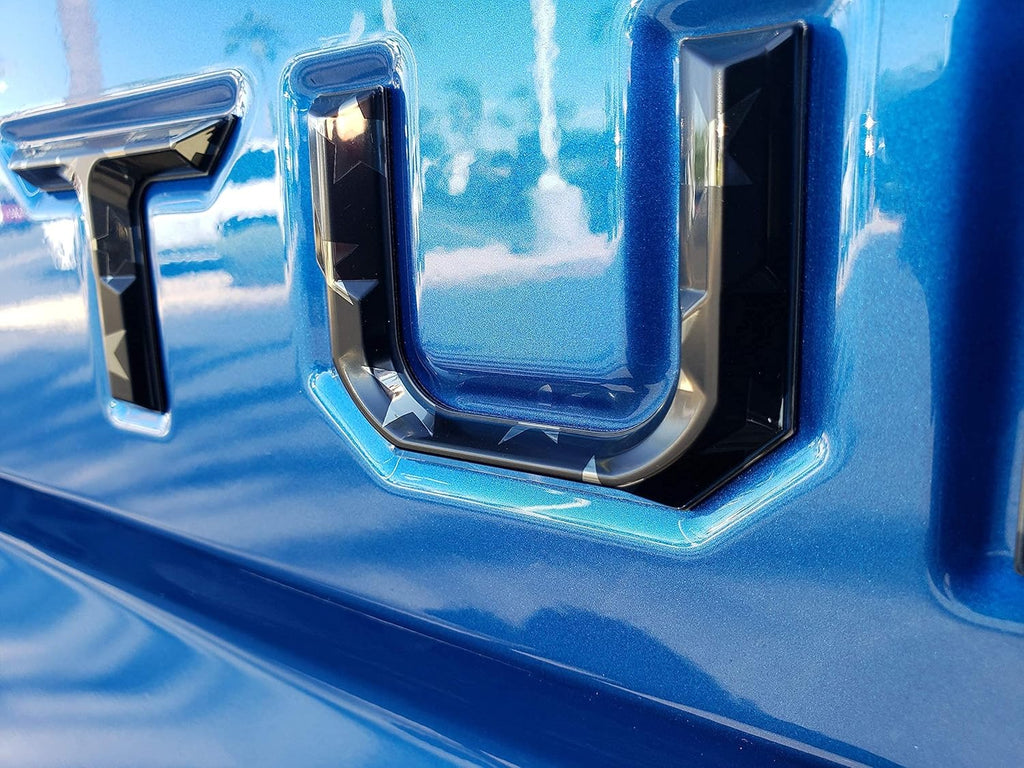 Matte Black Tailgate Insert Letters K2368