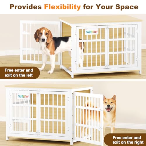 48"/42"/33" Dog Crate Furniture with Name Tag N85923