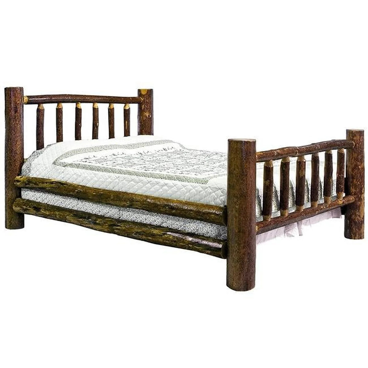 Bed with Laser Engraved Bronc Full H91943