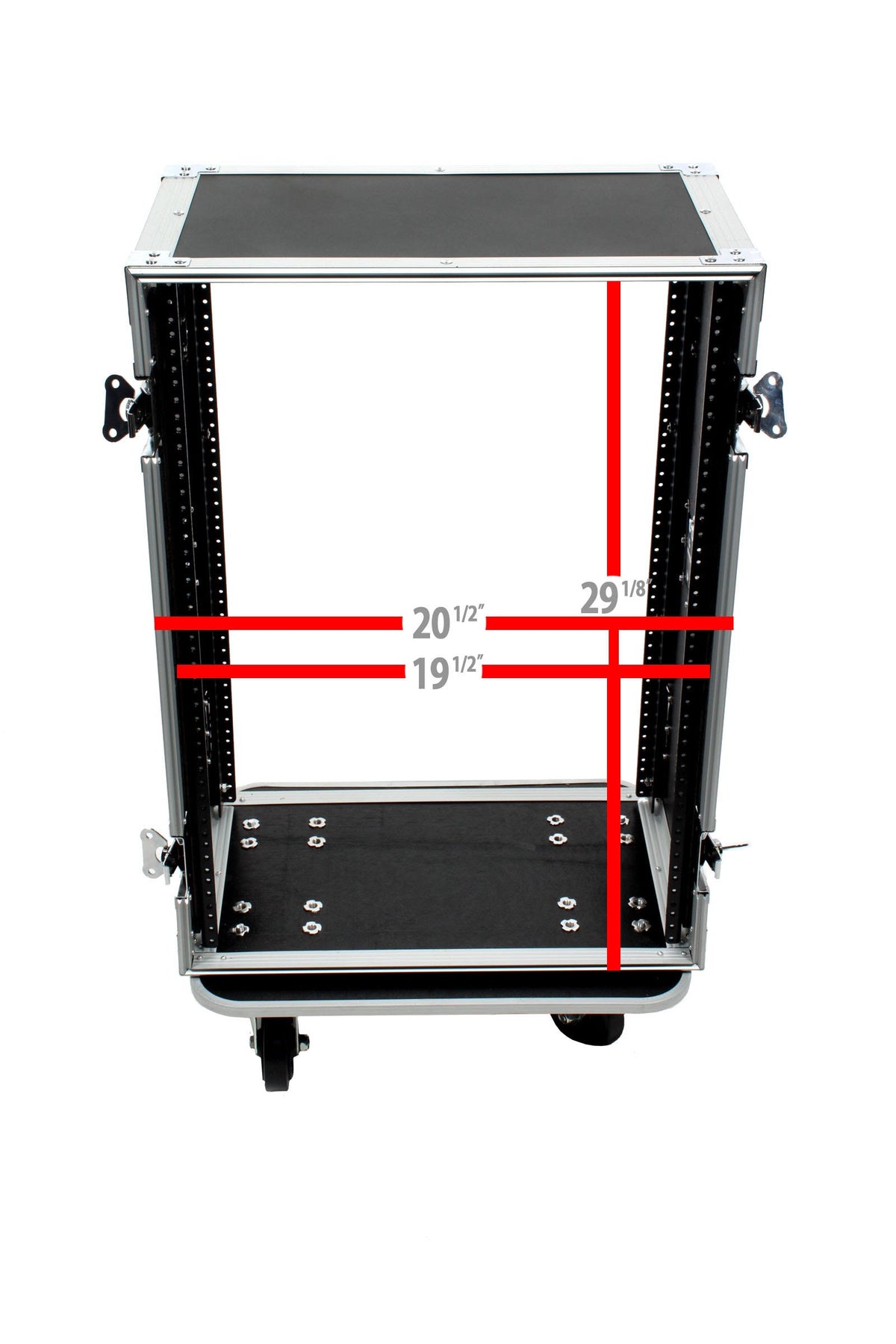 16 Space ATA Effects Rack Case with Casters E354