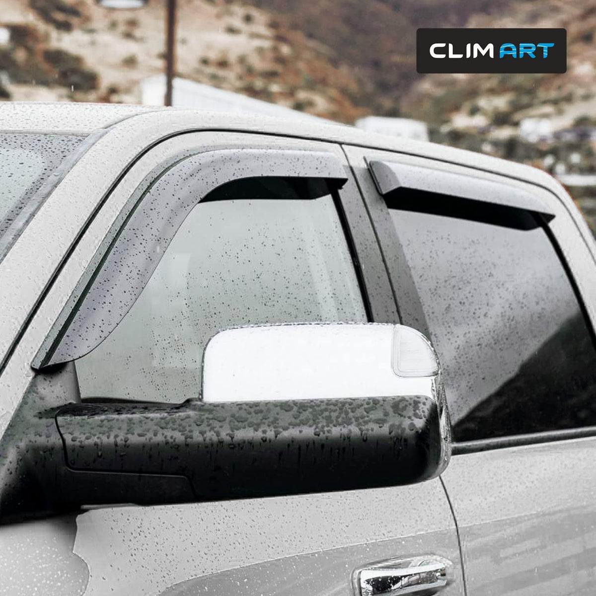Dark Smoke Tape-on Window Deflectors 4 pcs Z62963